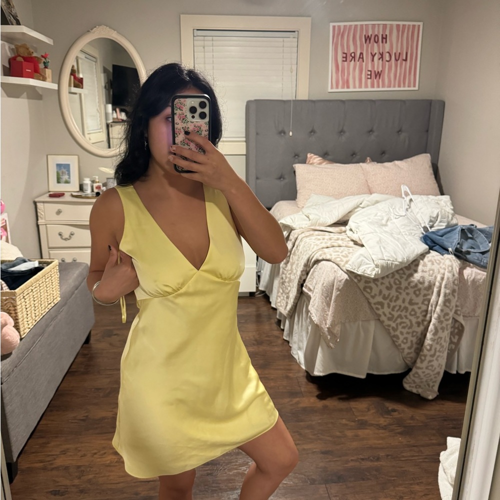 Gianni Bini Sunny Yellow Mini Dress